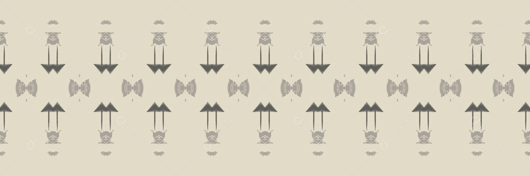 Tribal Tradicional Ilustração Colorida Vetor EPS