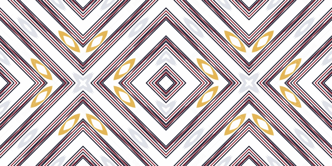 Tribal Tradicional Ilustração Colorida Vetor EPS