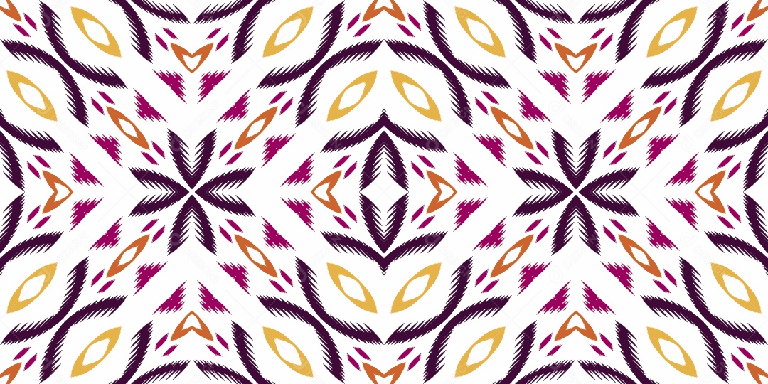 Tribal Tradicional Colorido Ilustração Vetor EPS