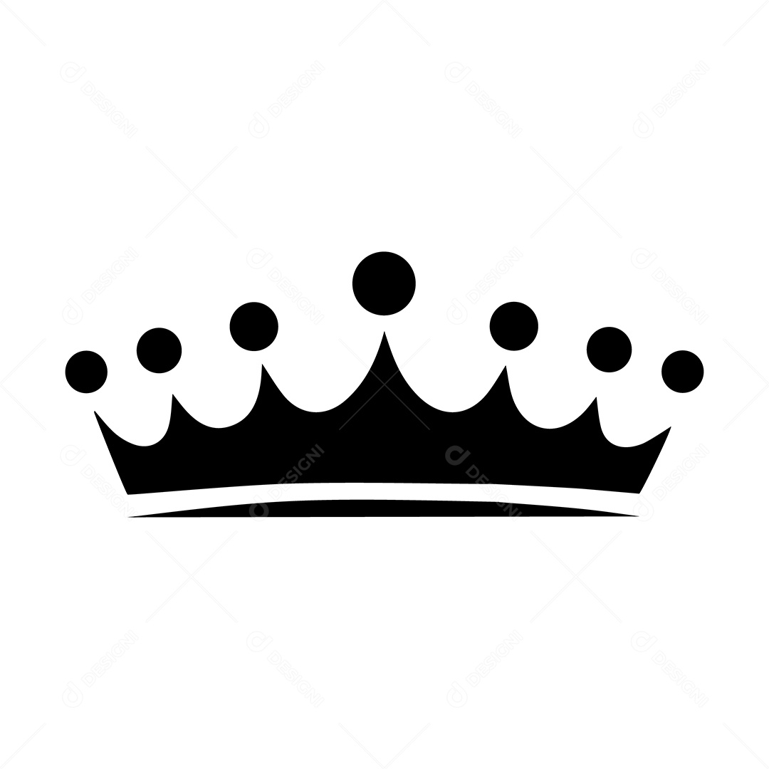 Ícone de Coroa Ilustração Vetor EPS