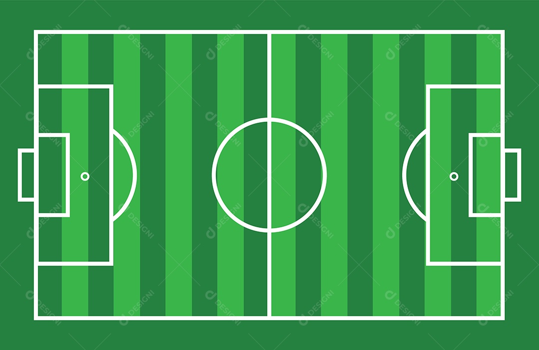 Campo de Futebol Ilustração Vetor EPS