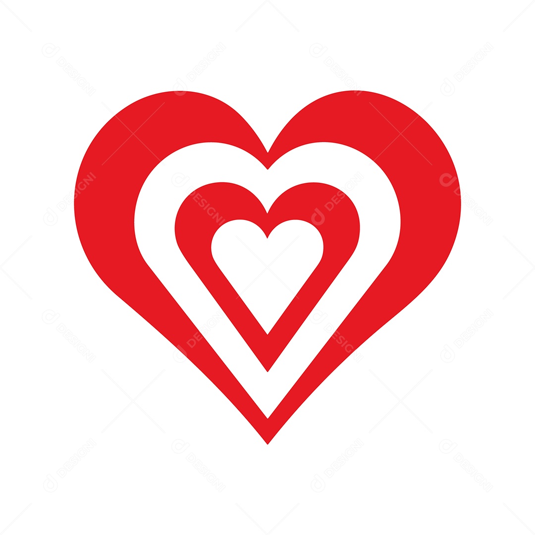 Coração Ilustração Vetor EPS