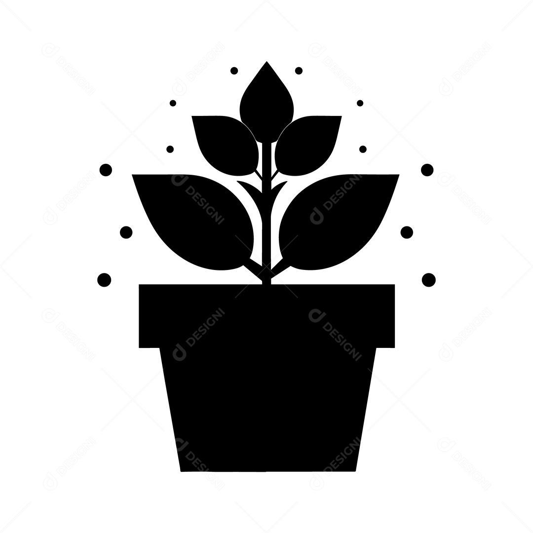 Ícone de Planta Ilustração Vetor EPS