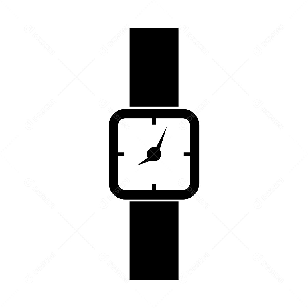 Ícone de Relógio Ilustração Vetor EPS