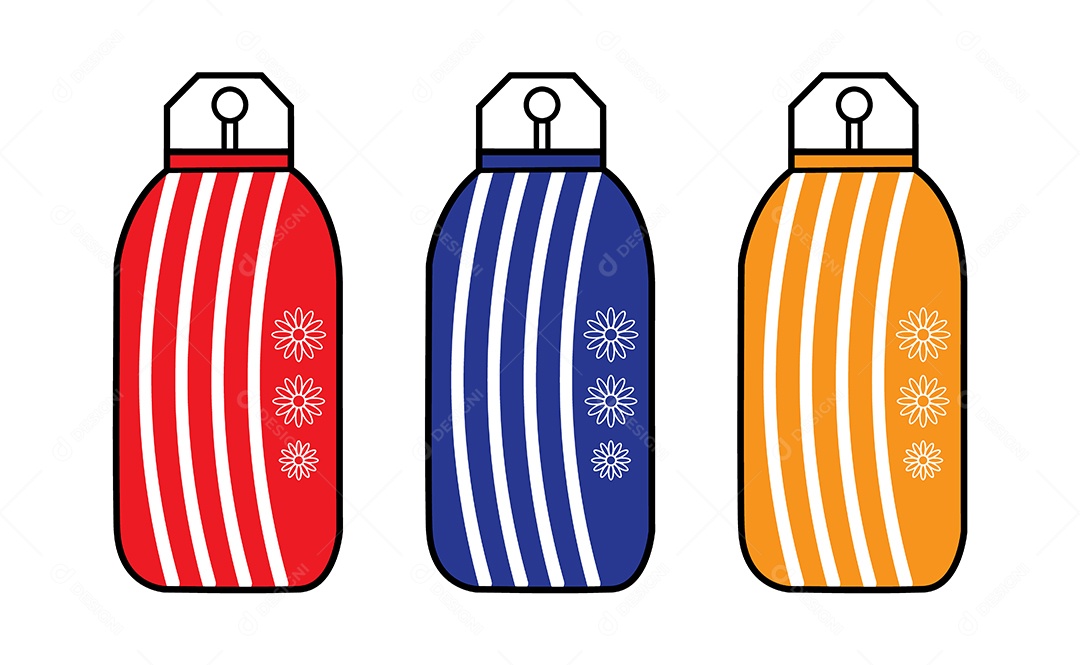 Garrafa de Água Ilustração Vetor EPS