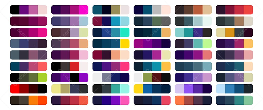 Paleta de Cores Ilustração Vetor EPS