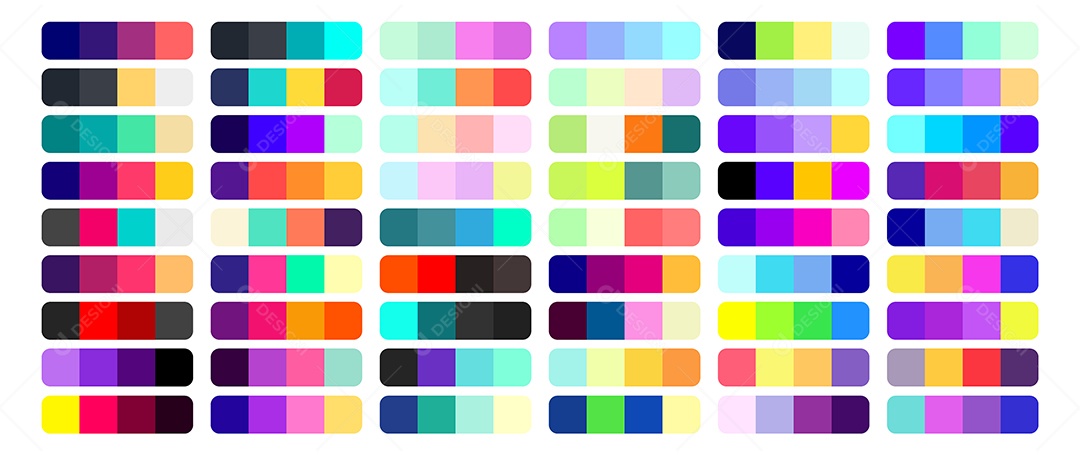 Paleta de Cores Ilustração Vetor EPS