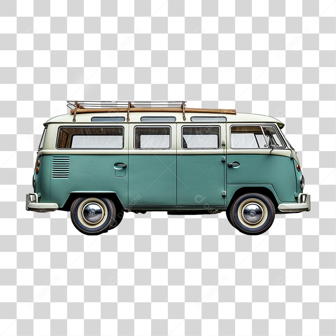 Furgão Kombi PNG Transparente