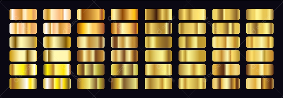 Paleta de Cores Gradiente Ilustração Vetor EPS