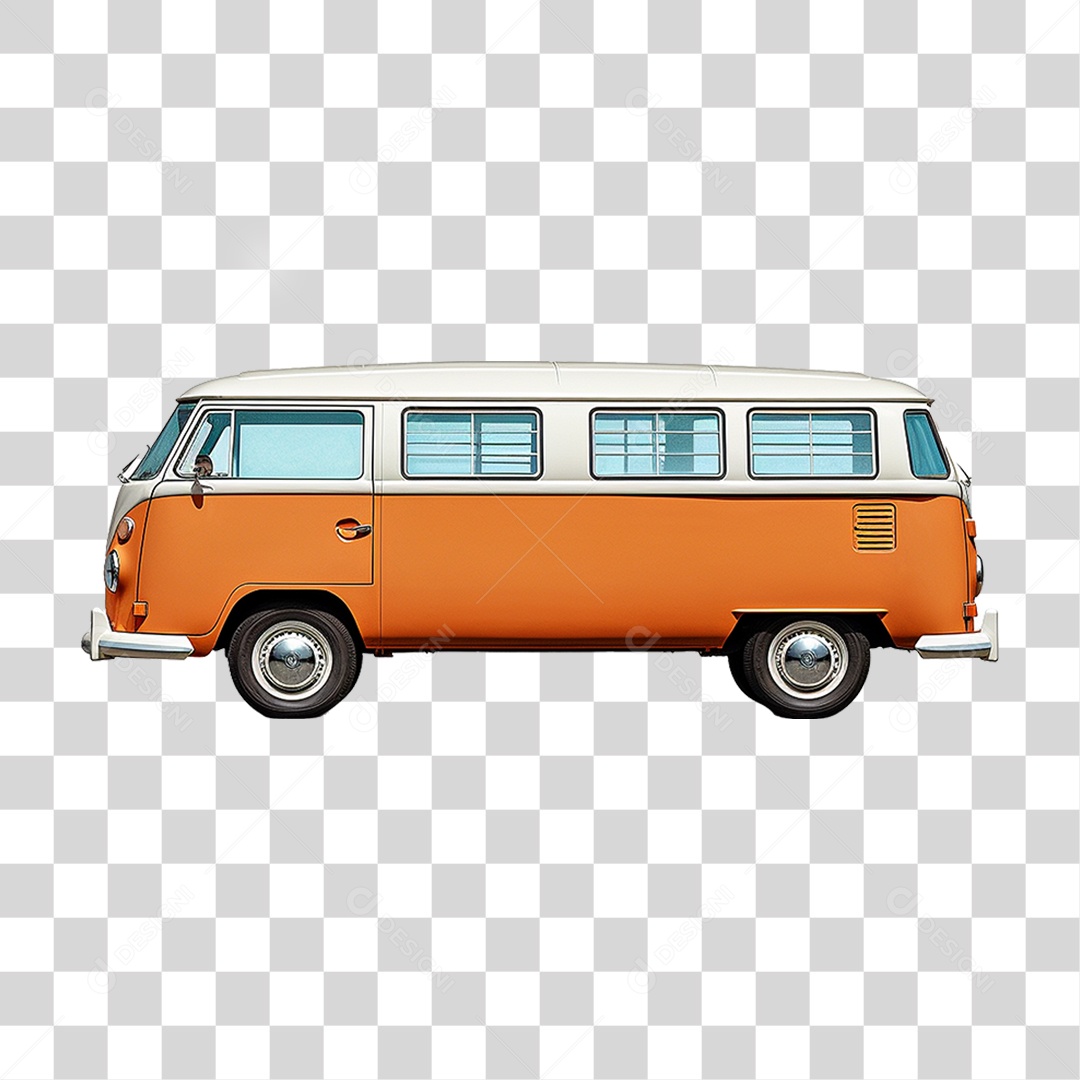 Furgão Kombi PNG Transparente