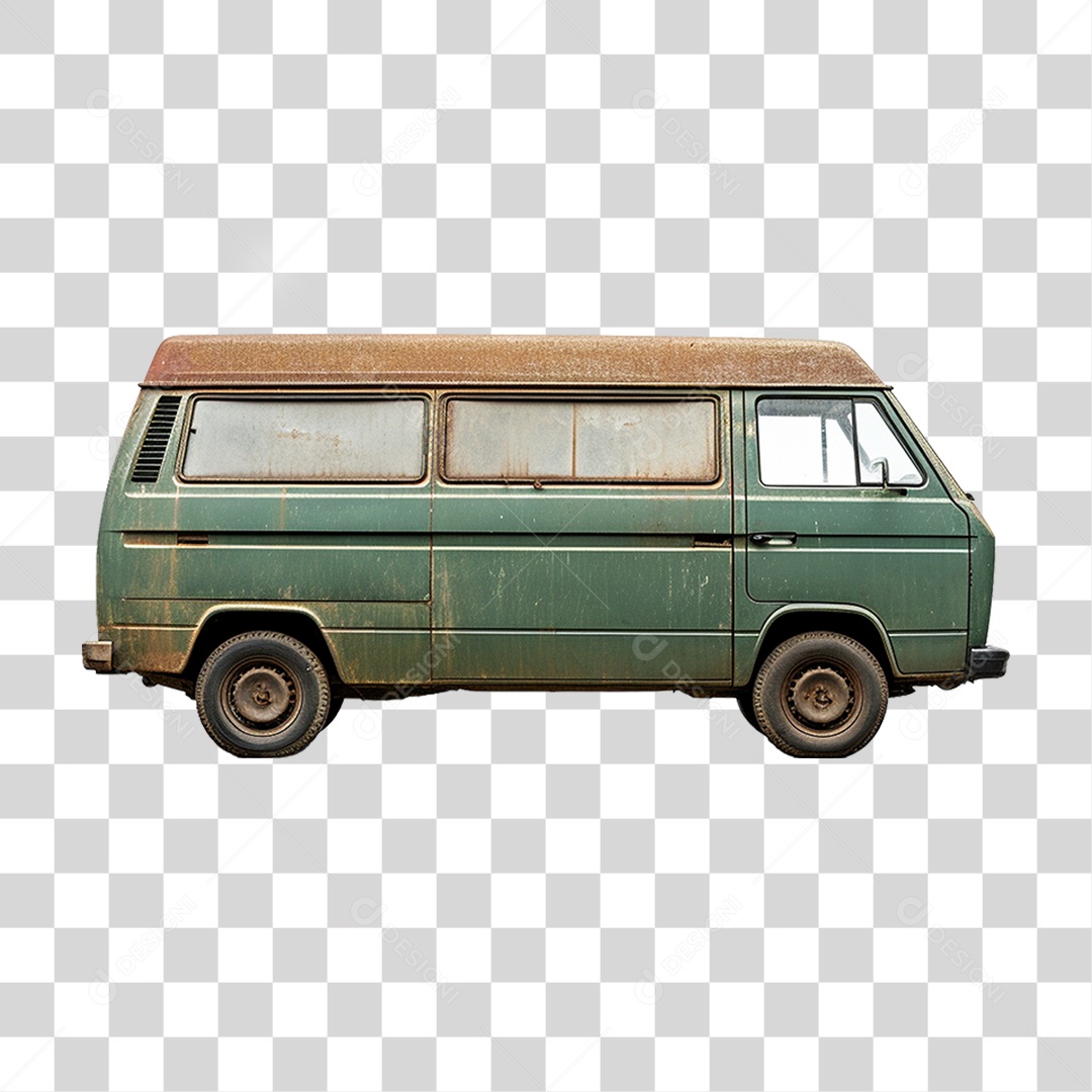 Furgão Kombi PNG Transparente