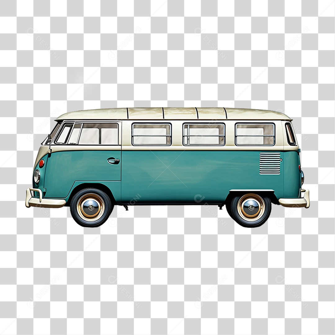 Furgão Kombi PNG Transparente