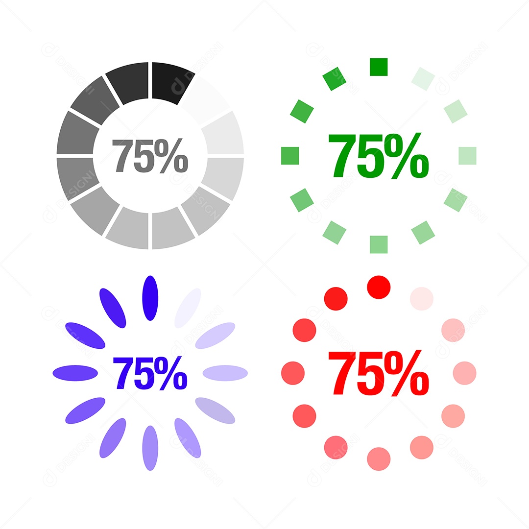 Ícone de Carregamento Ilustração Vetor EPS