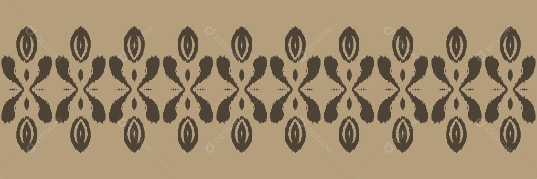 Ilustração de Padrão Tribal Tradicional Vetor EPS