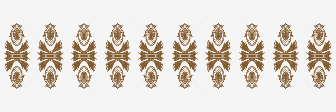 Ilustração de Padrão Tribal Tradicional Vetor EPS