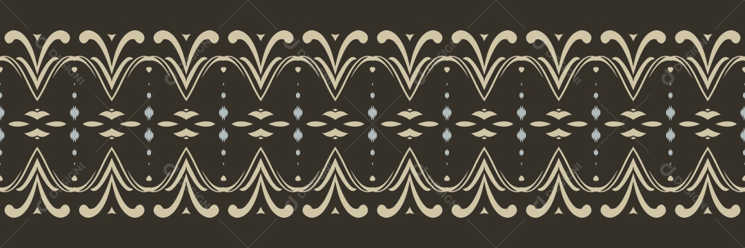 Ilustração de Padrão Tribal Tradicional Vetor EPS