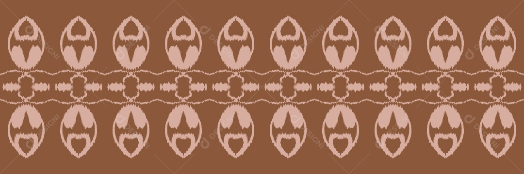 Ilustração de Padrão Tribal Tradicional Vetor EPS