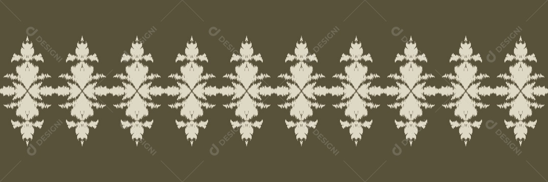 Ilustração de Padrão Tribal Tradicional Vetor EPS