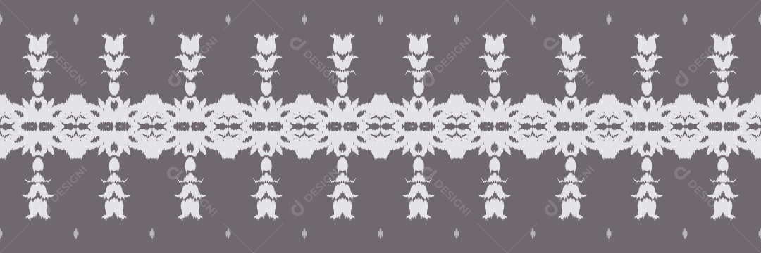 Ilustração de Padrão Tribal Tradicional Colorido Vetor EPS