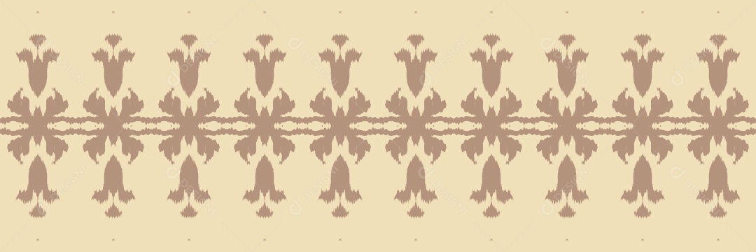 Ilustração de Padrão Tribal Tradicional Colorido Vetor EPS