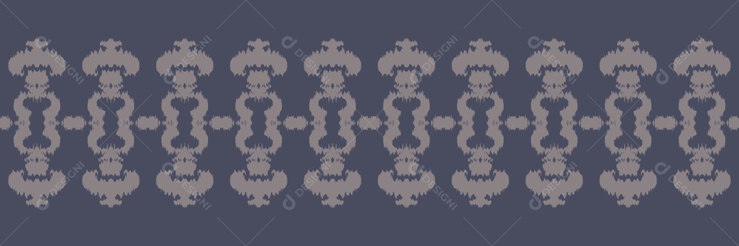 Ilustração de Padrão Tribal Tradicional Colorido Vetor EPS