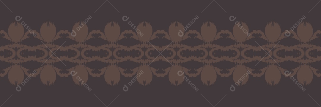 Ilustração de Padrão Tribal Tradicional Colorido Vetor EPS