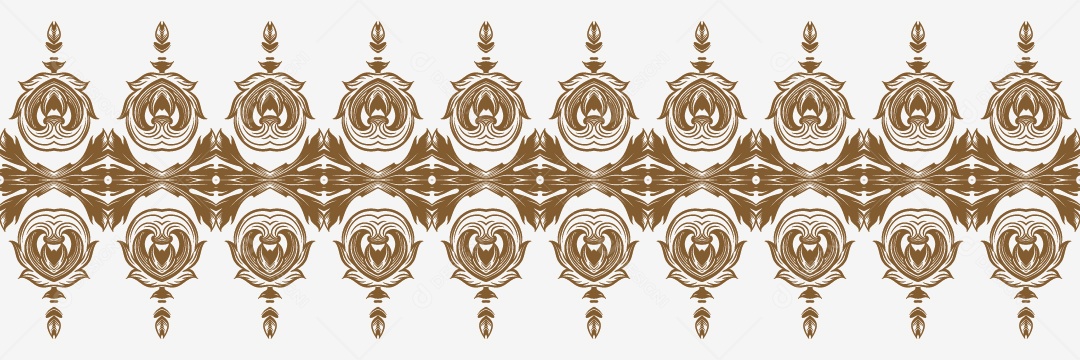 Padrão Tribal Tradicional Ilustração Vetor EPS