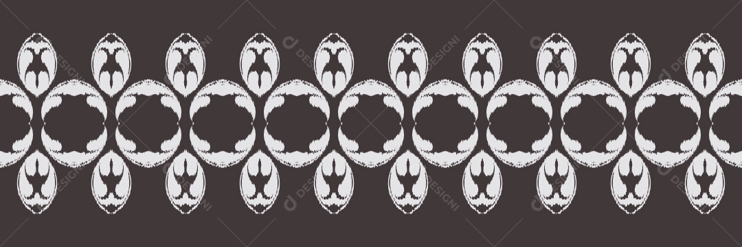 Padrão Tribal Tradicional Ilustração Vetor EPS