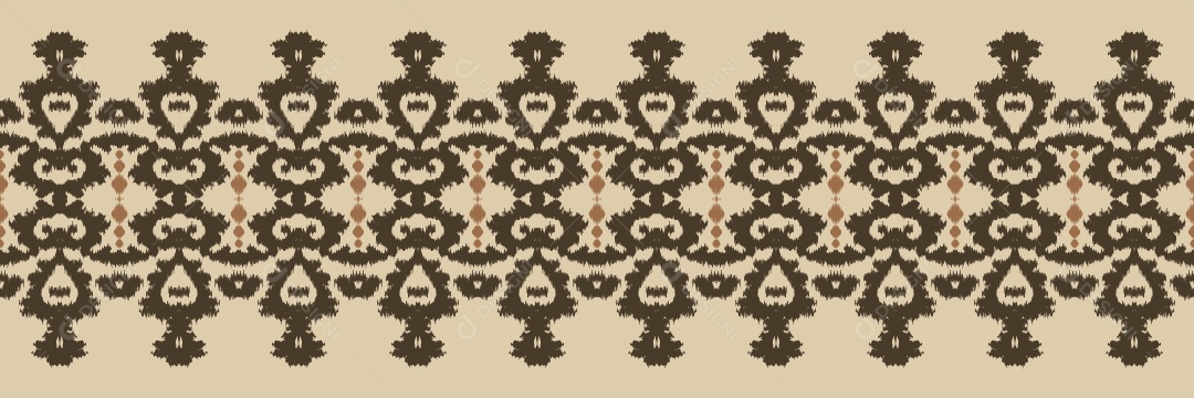 Padrão Tribal Tradicional Ilustração Vetor EPS