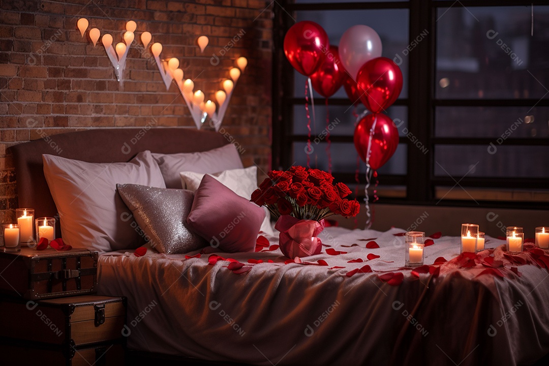 Quarto para casal no dia dos namorados