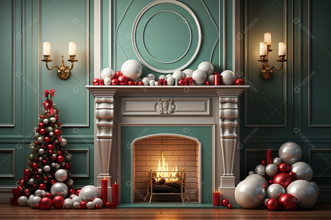 Sala de estar estilo 3D da pixar com estilo moderno e iluminação