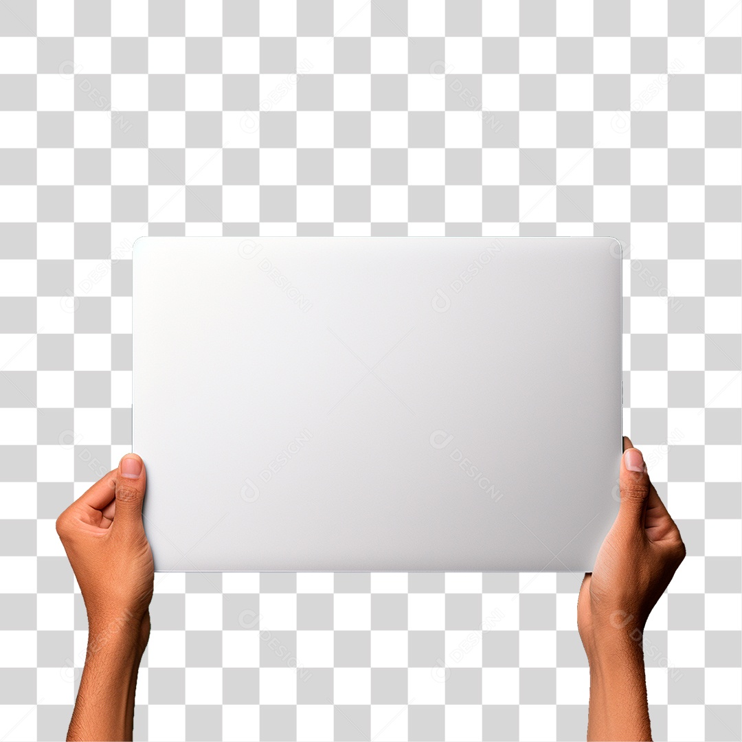 Mão Segurando Cartaz PNG Transparente