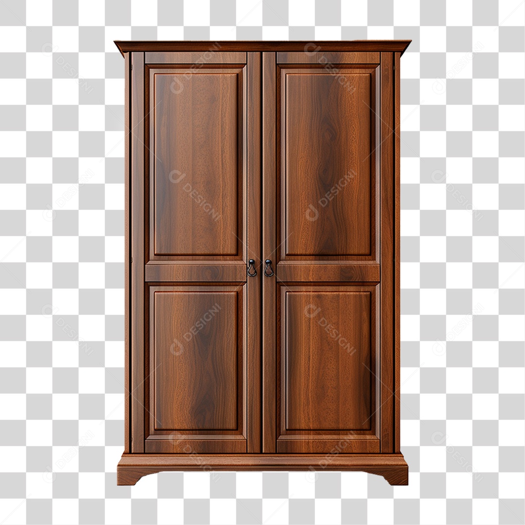 Armário de Madeira Móvel PNG Transparente