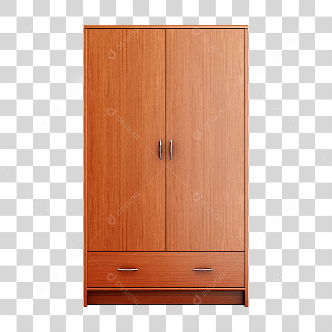 Armário de Madeira Móvel PNG Transparente