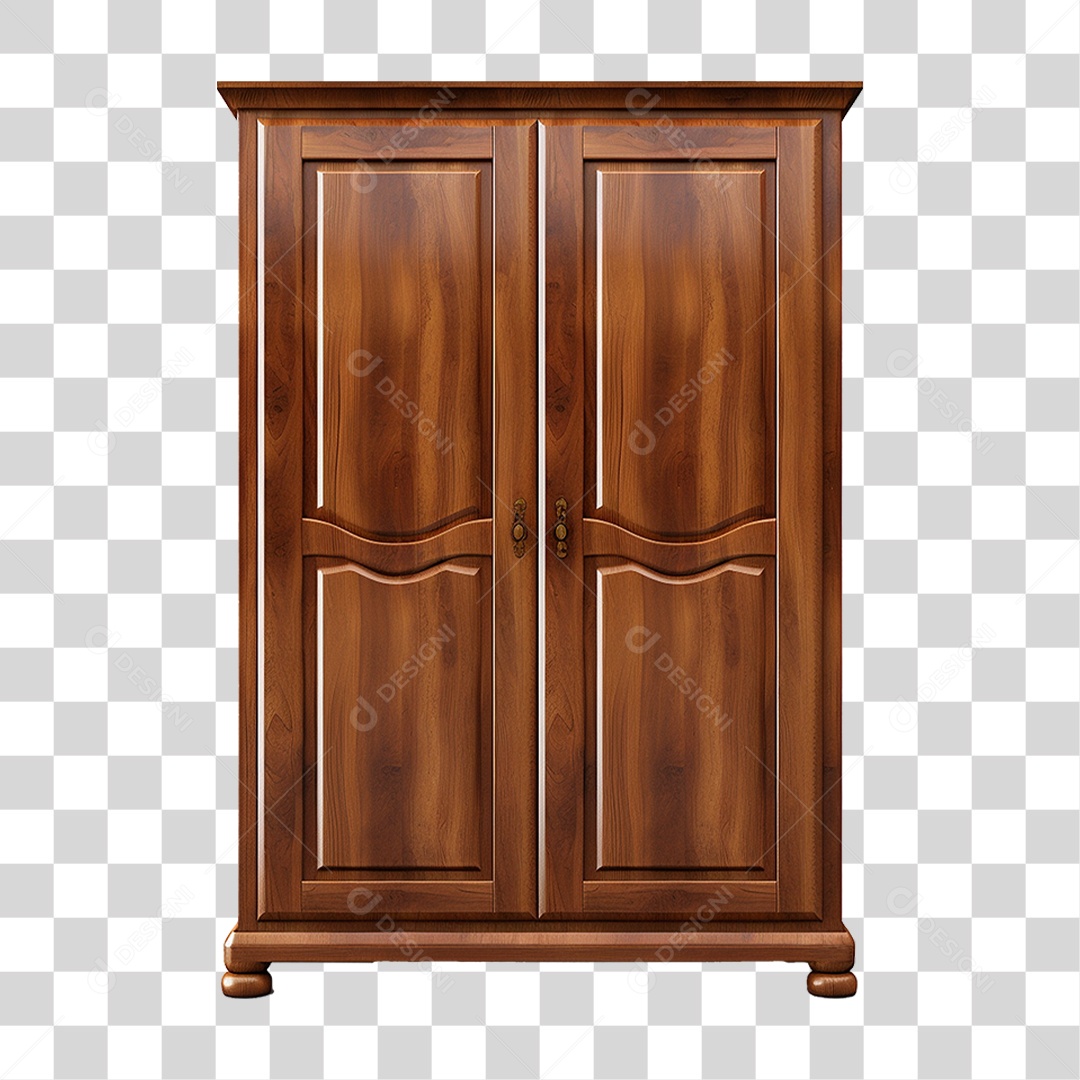 Armário de Madeira Móvel PNG Transparente