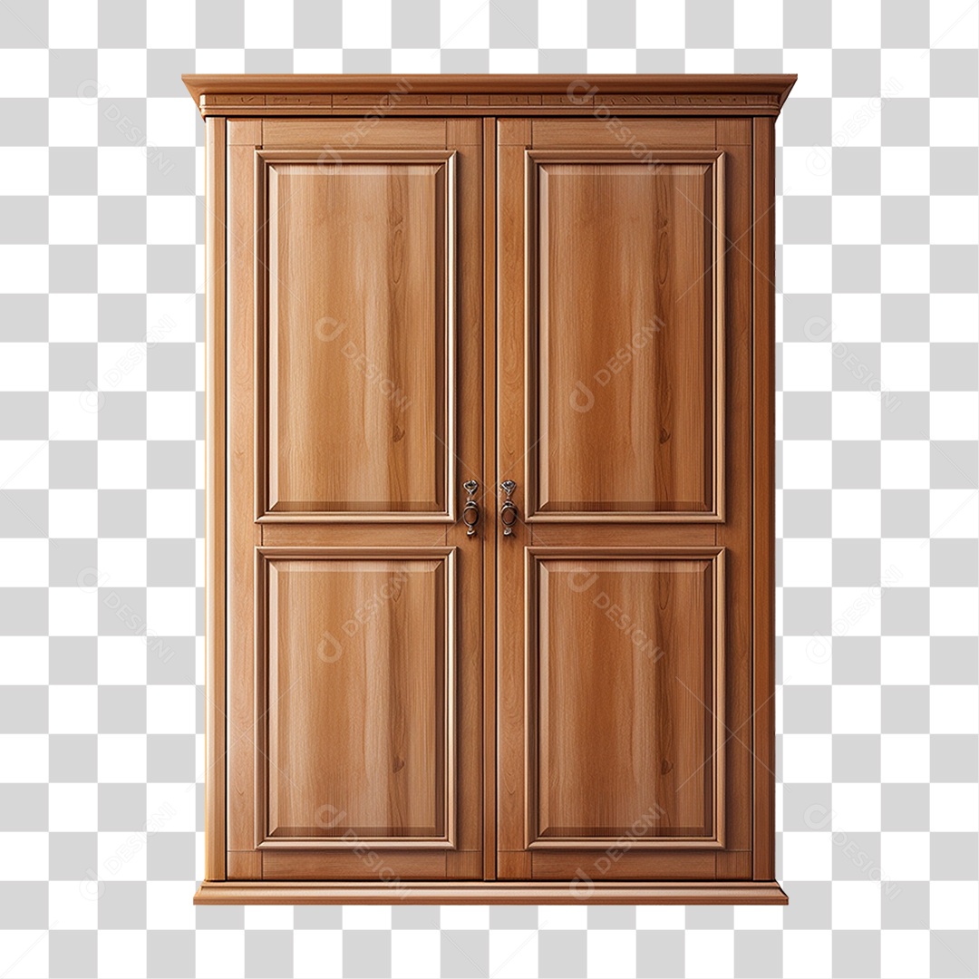 Armário de Madeira Móvel PNG Transparente