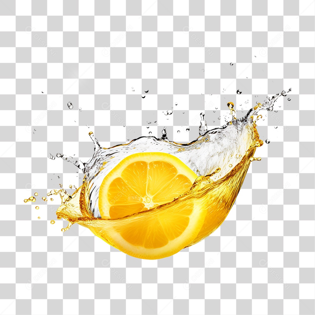 Suco de Limão Frutas PNG Transparente