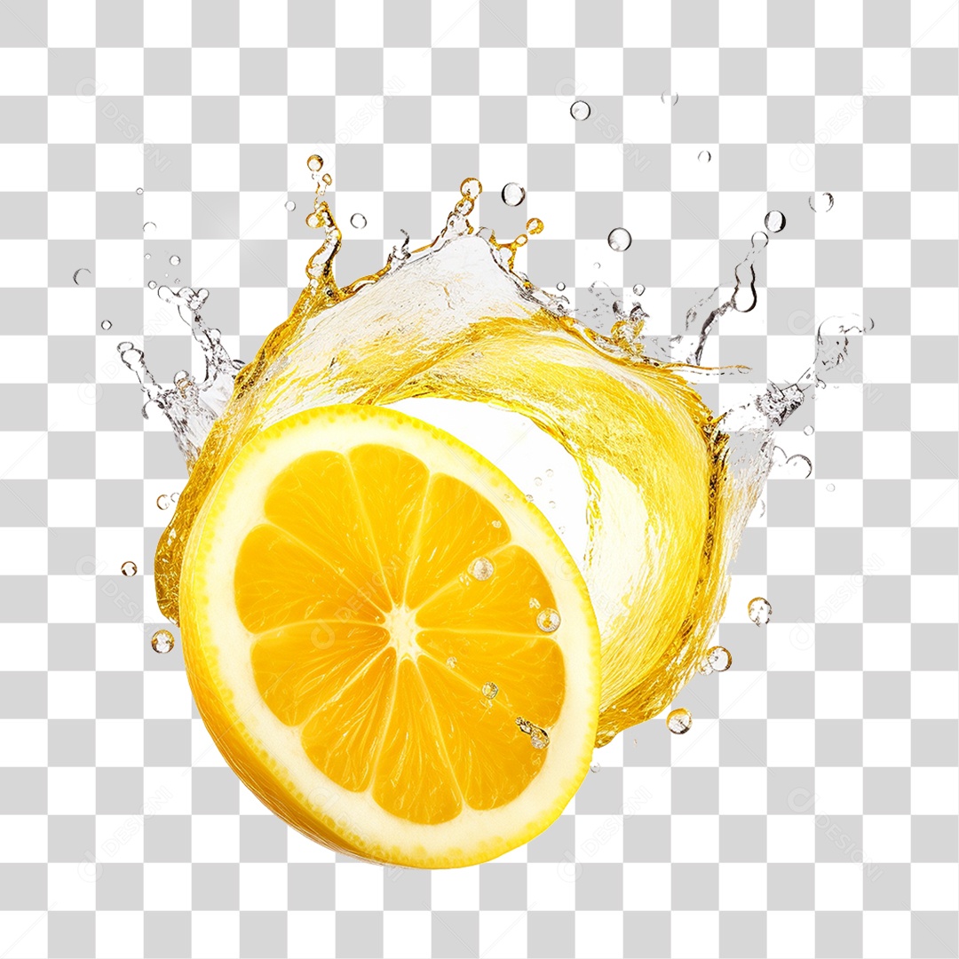 Suco de Limão Frutas PNG Transparente