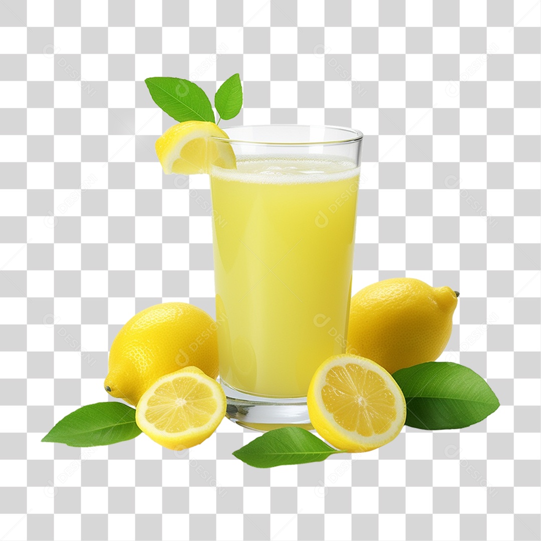 Suco de Limão Frutas PNG Transparente