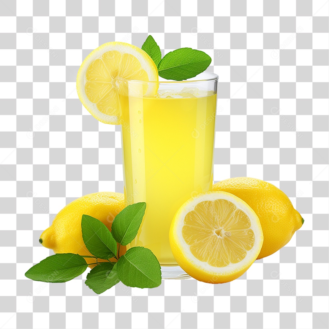 Suco de Limão Frutas PNG Transparente