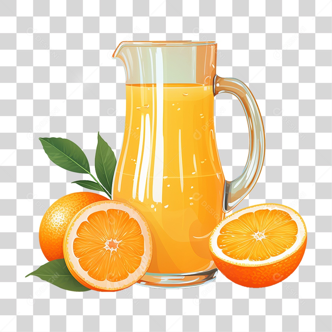 Suco de Laranja Frutas PNG Transparente