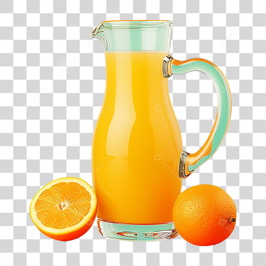 Suco de Laranja Frutas Splash PNG Transparente