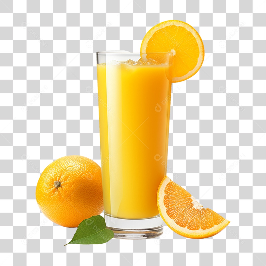 Transparent PNG Fruit Orange Juice Cup