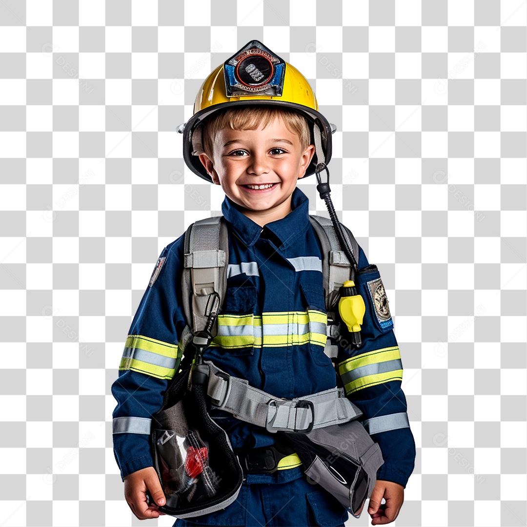 Aluno Estudante Fantasiado Volta as Aulas PNG Transparente