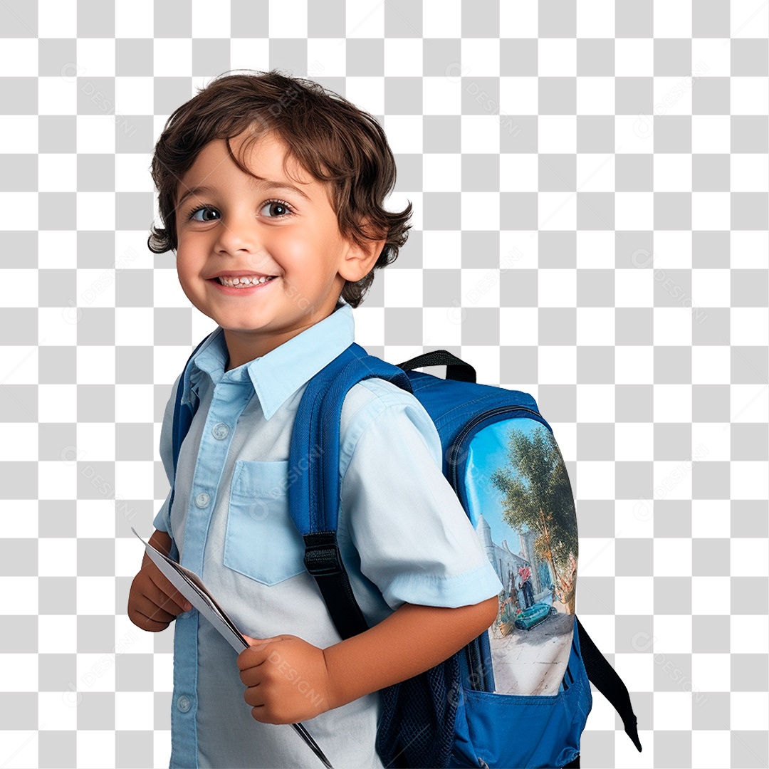 Alunos Estudantes Volta as Aulas PNG Transparente