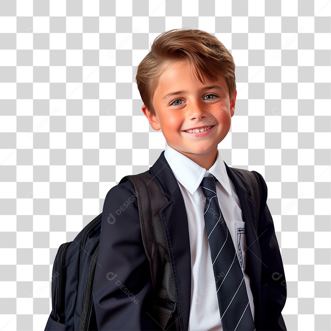 Alunos Estudantes Volta as Aulas PNG Transparente