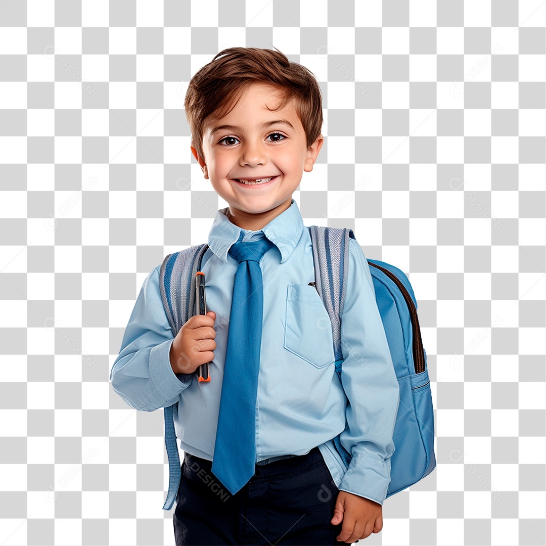 Alunos Estudantes Volta as Aulas PNG Transparente