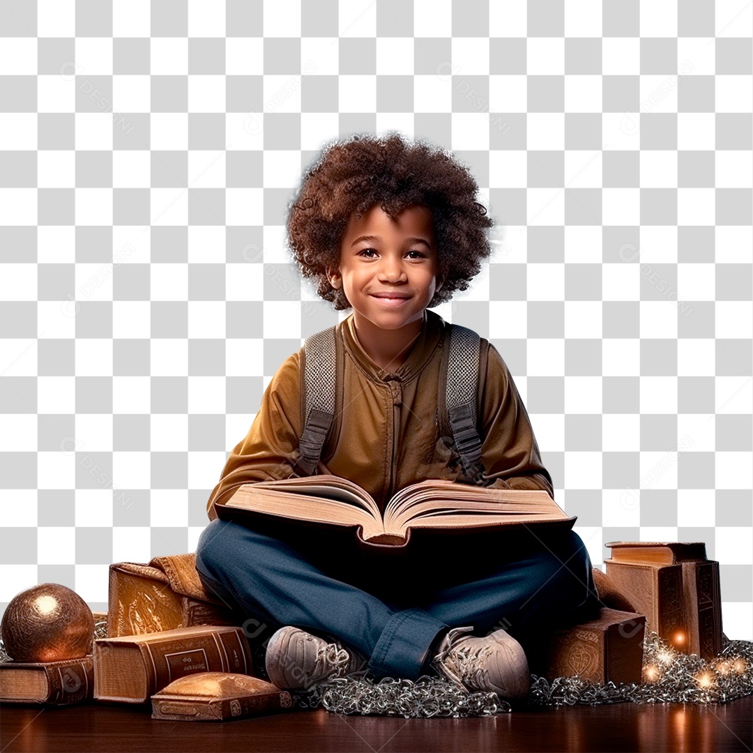 Aluno Estudante Volta as Aulas PNG Transparente