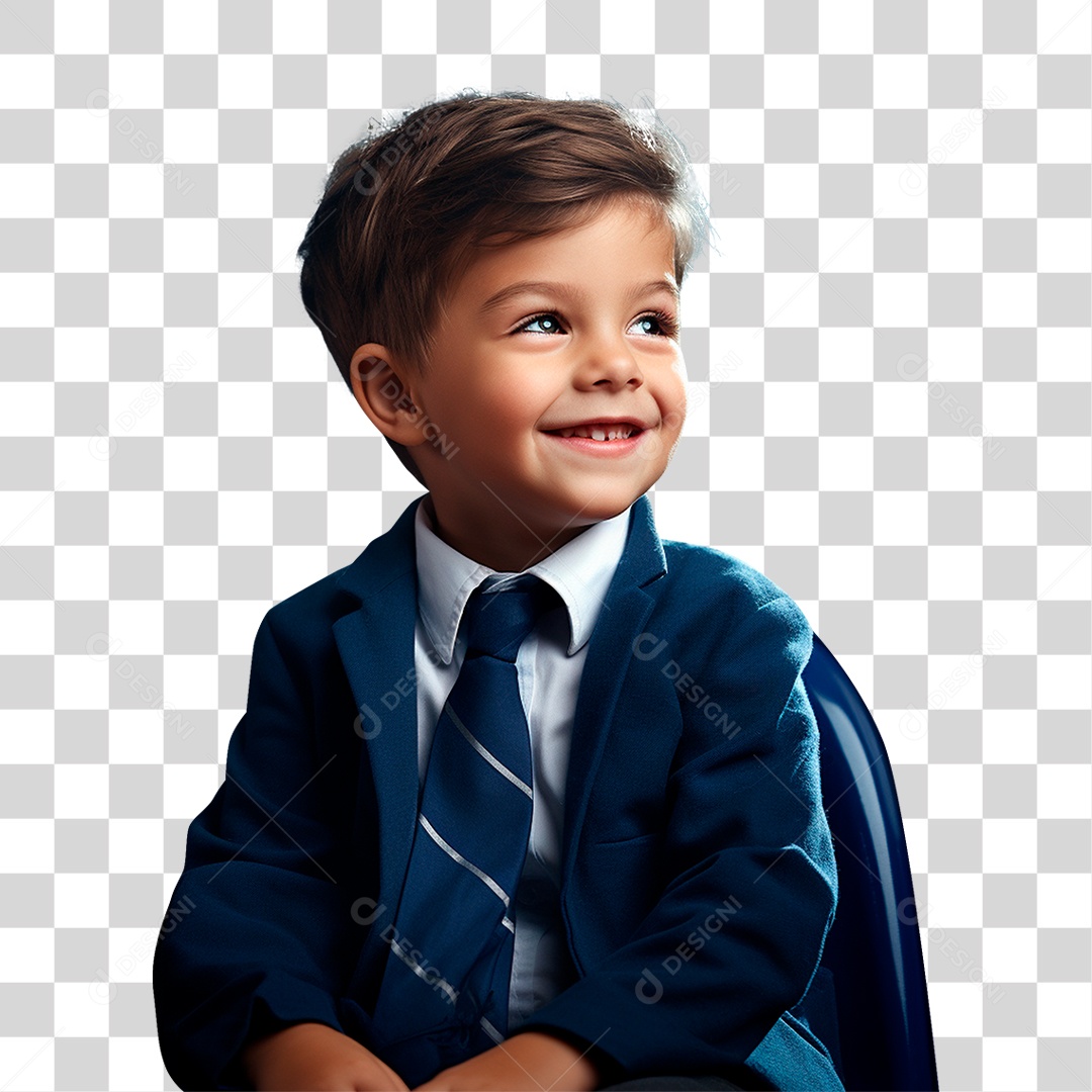 Aluno Estudante Fantasiado Volta as Aulas PNG Transparente