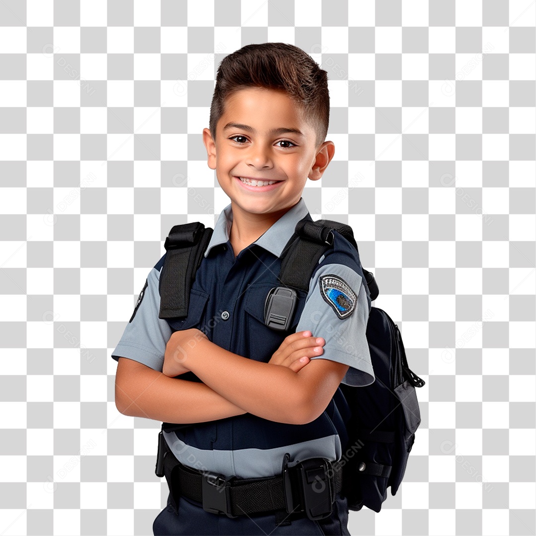 Aluno Estudante Fantasiado Volta as Aulas PNG Transparente